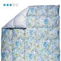 Одеяло Billerbeck Виктория К0 кассетное Стандартное 155х215 см 0592-00/05 голубі квіти
